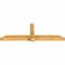 Ekena Millwork Eugene Rough Sawn Timber Gable Bracket, Western Red Cedar, 96"W x 32"H x 6"D x 6"F, 8/12 Pitch GBW096X32X0606EUG00RWR - alternate 5